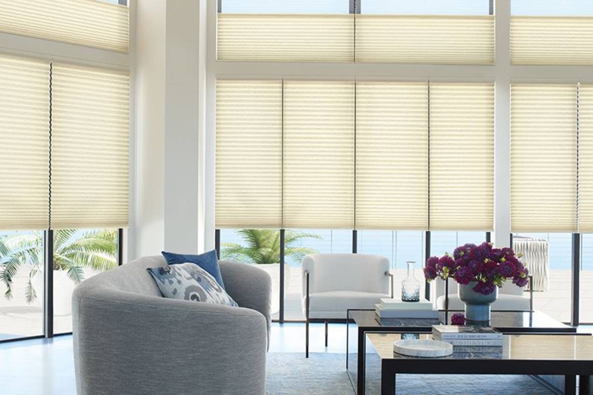 Insulate your room with Hunter Douglas Duette® Cellular Shades